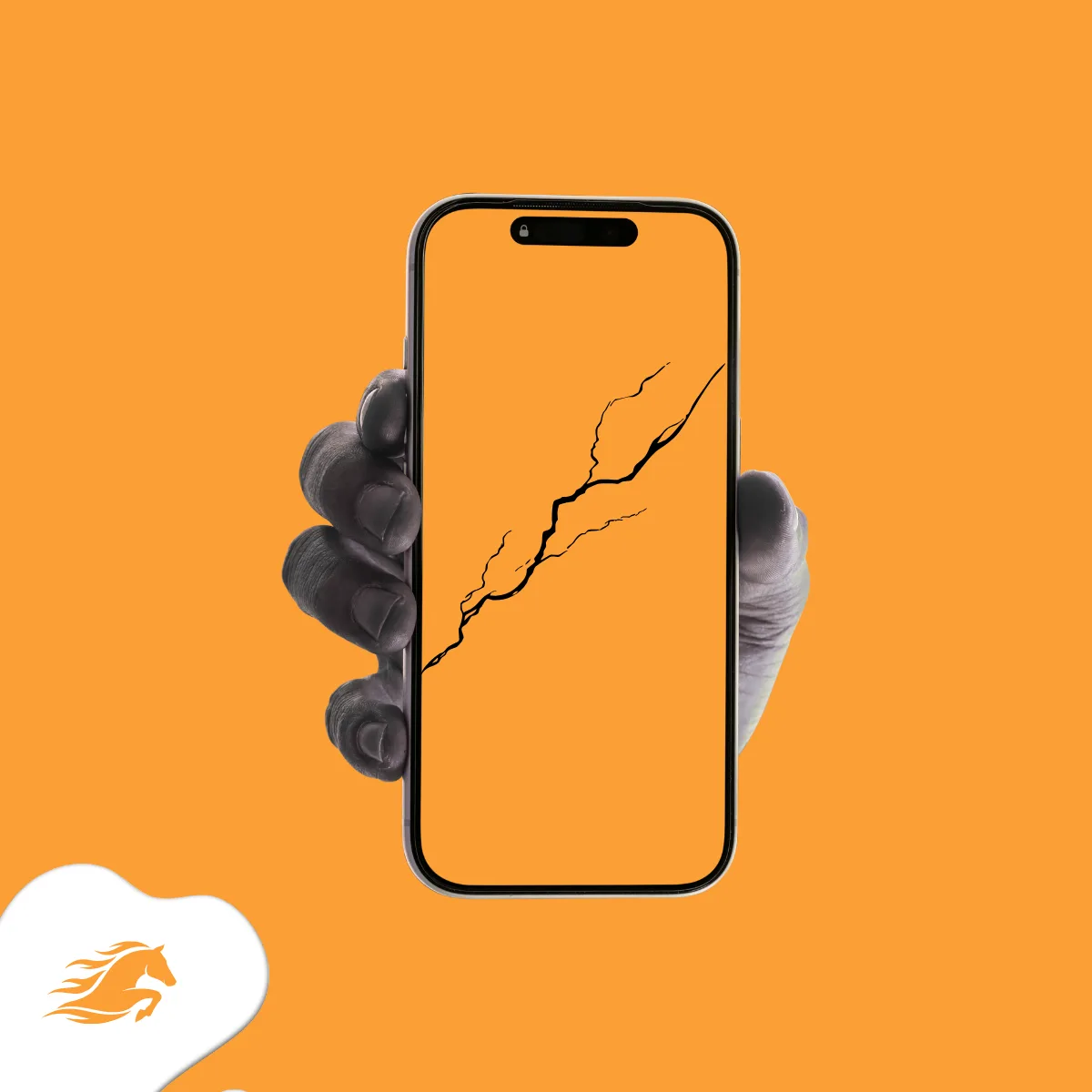 Pose d'écran pour téléphone