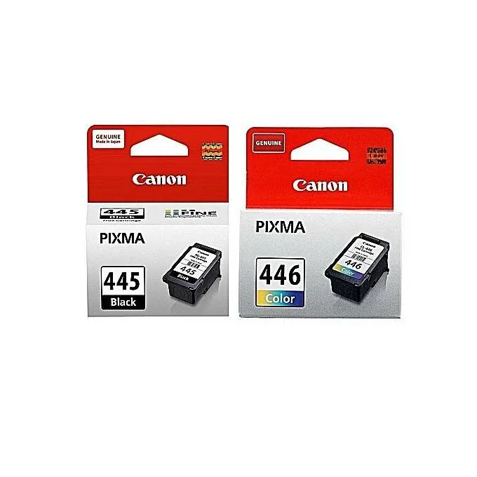 xCanon Cartouche D'encre Canon 445 Noir + 446 Couleur