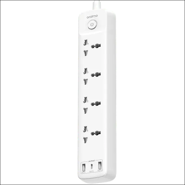 oraimo PowerHub C Multiprise 2M 4-AC 3-USB